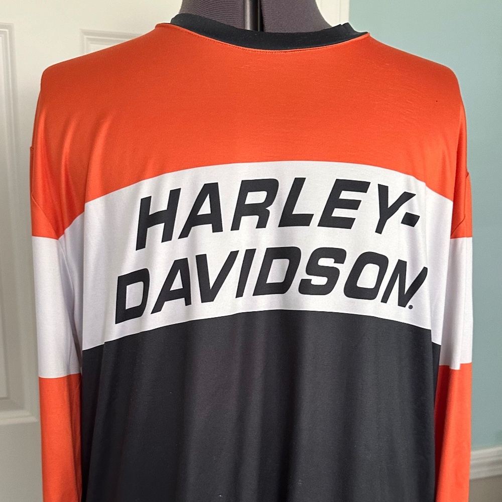 Harley-Davidson Mens Large Colorblock Knit Tee